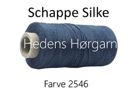 Schappe- Seide 120/2x4 farve 2546 mørk gråblå